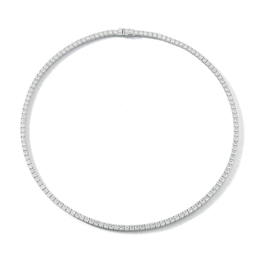 Cartier diamond clearance tennis necklace