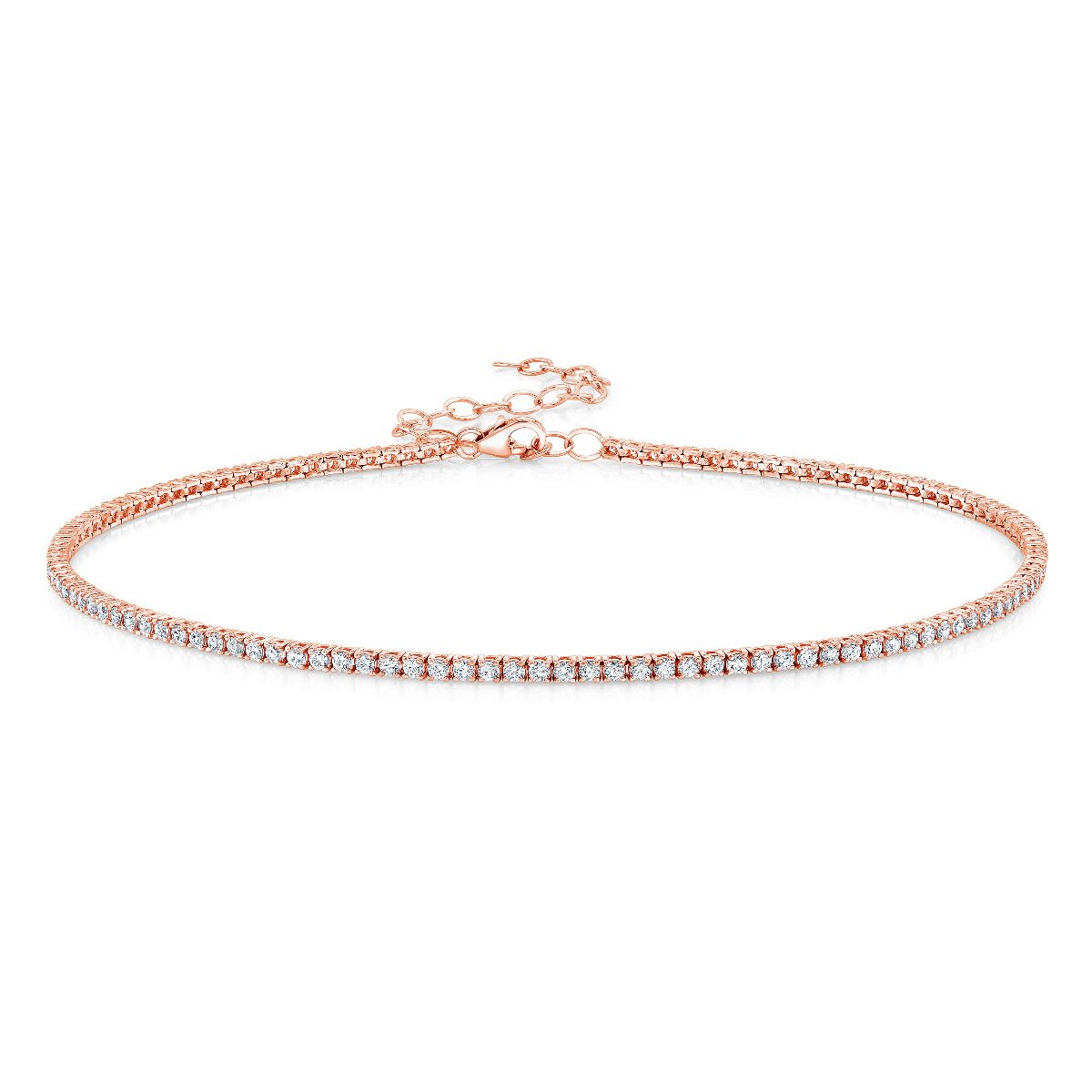 Simple and Elegant Tennis Chain Necklace for Women