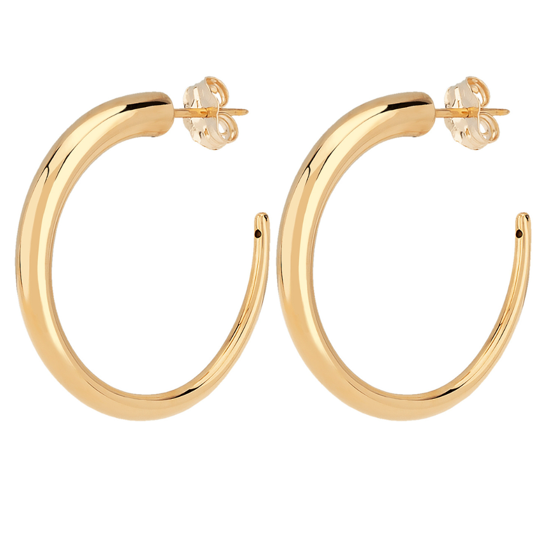 Best 14k gold hoop earrings top