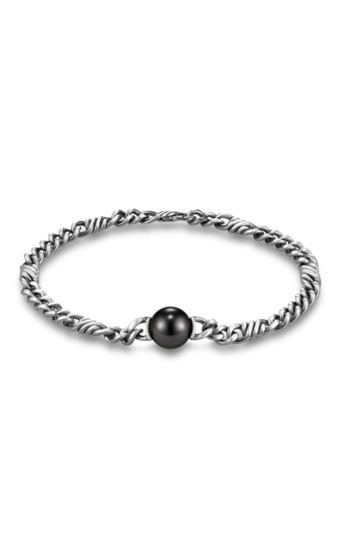Sterling Silver Tahitian Pearl Link Bracelet
