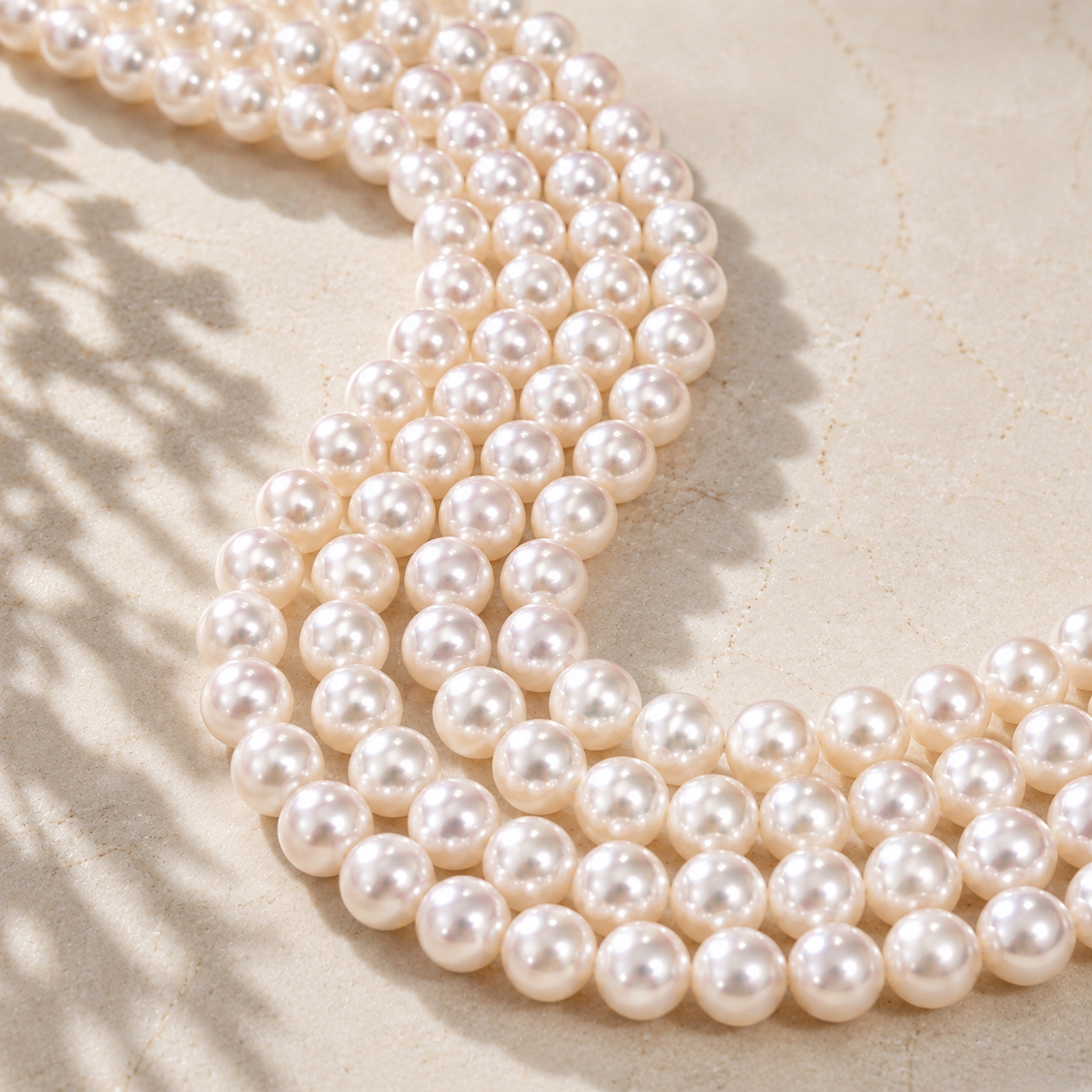 Akoya Pearl Necklaces.