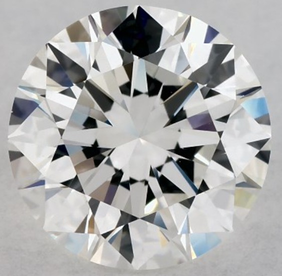 Round 1.50 F color, VVS2 clarity diamond