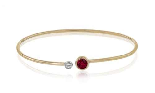 Ruby and gold bracelet by Simon G.