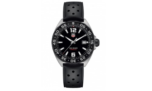 Sporty timepiece by TAG Heuer.