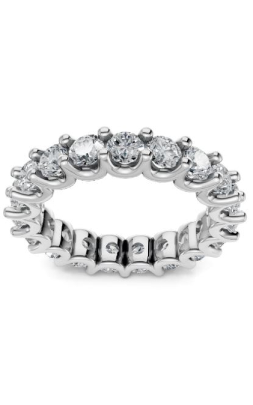 14K White Gold Diamond Eternity Band