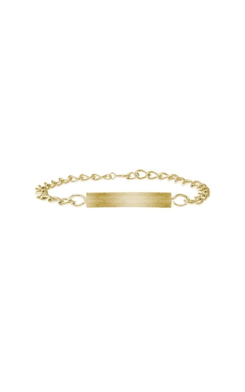 14K Yellow Goldfilled Id Bracelet, 6.5