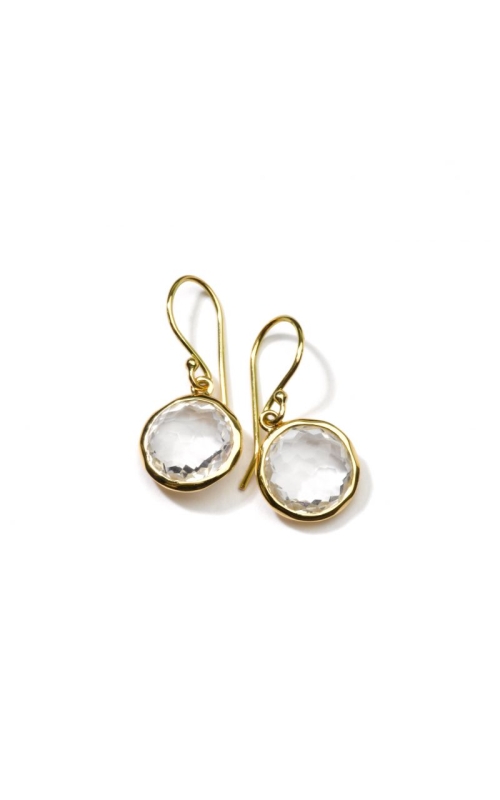 Small Single Drop Earrings in 18K Gold