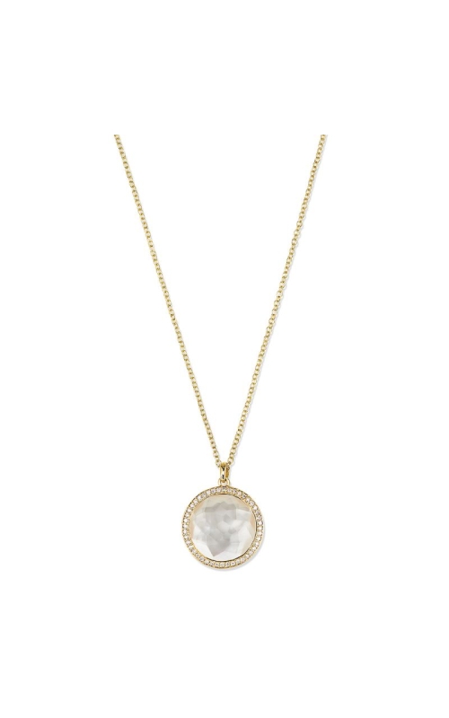 Medium Pendant Necklace in 18K Gold with Diamonds 16