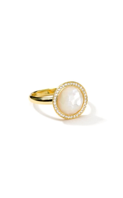 Small Ring in 18K Gold with Diamonds