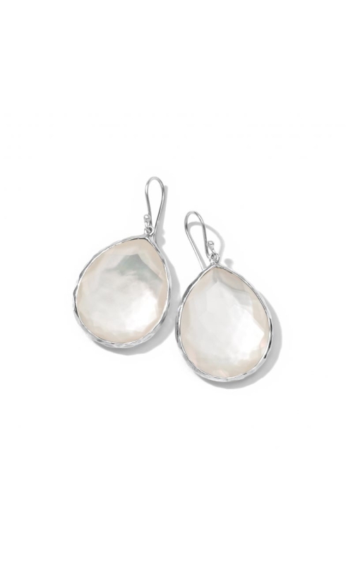 Large Teardrop Earrings in Sterling Silver