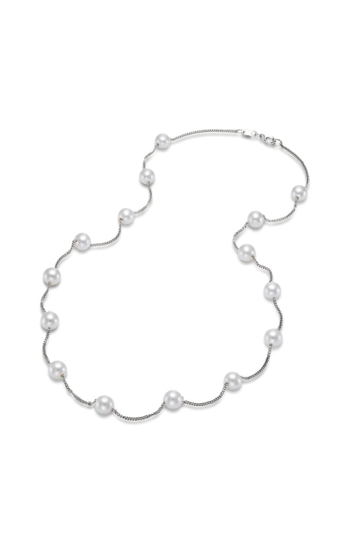 14K White Gold Pearl Necklace