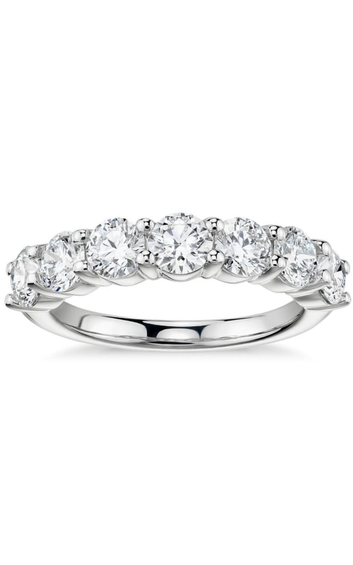 Platinum 7 Stone Diamond Band