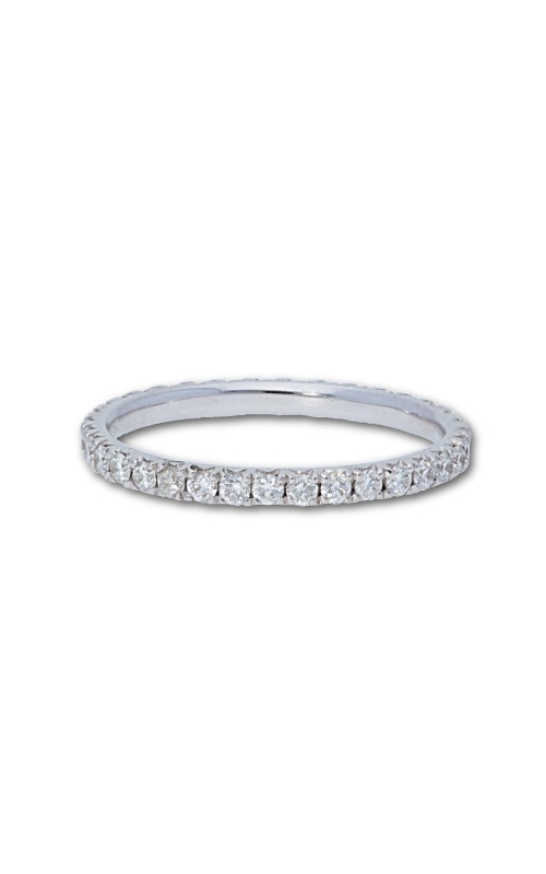 14K White Gold Diamond Eternity Band