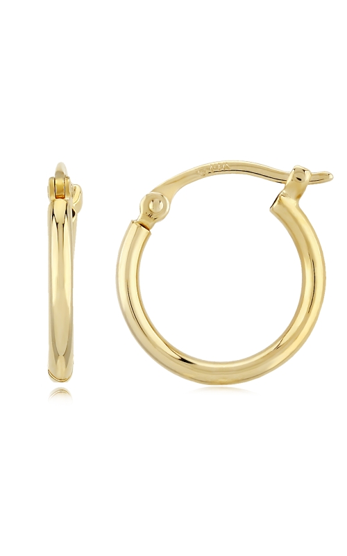 14K Yellow Gold Small Hoops
