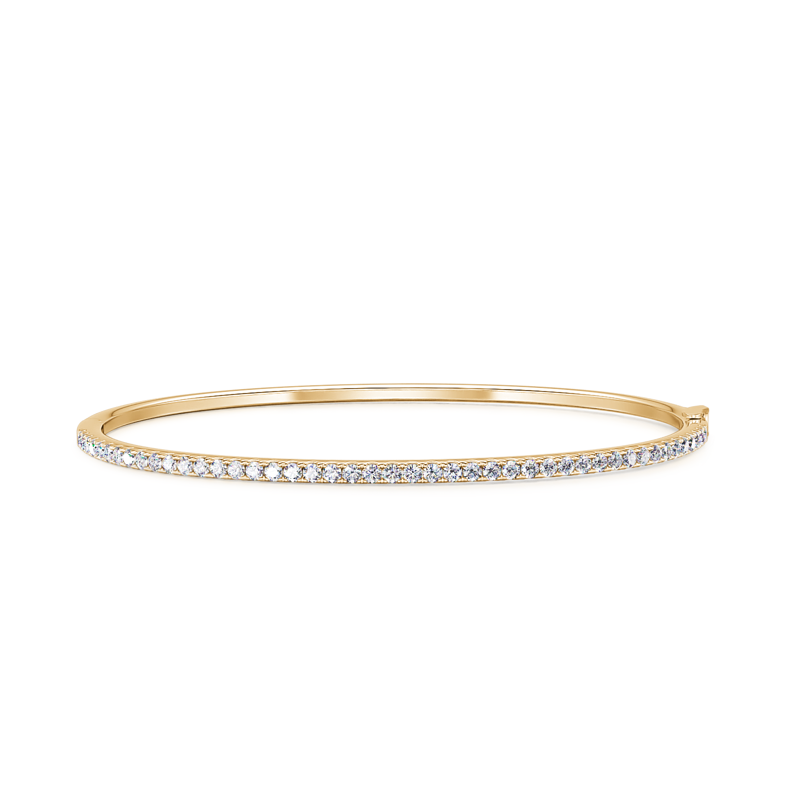 Swarovski Hyperbola Heart Bangle, Pink and Gold Tone Plated