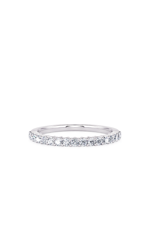 14K White Gold Diamond Band