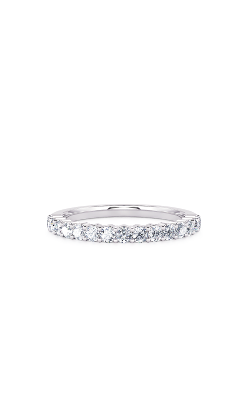 14K White Gold Diamond Band