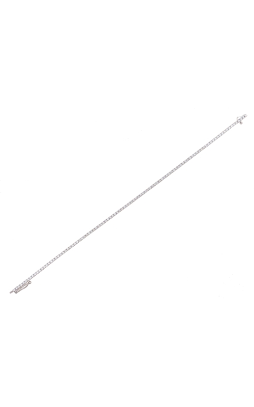 14K White Gold Tennis Diamond Bracelet