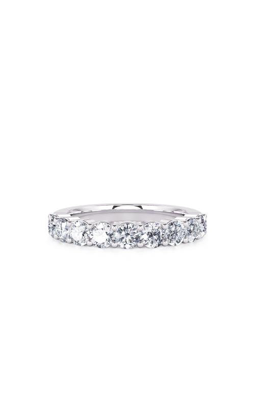 14K White Gold Diamond Band