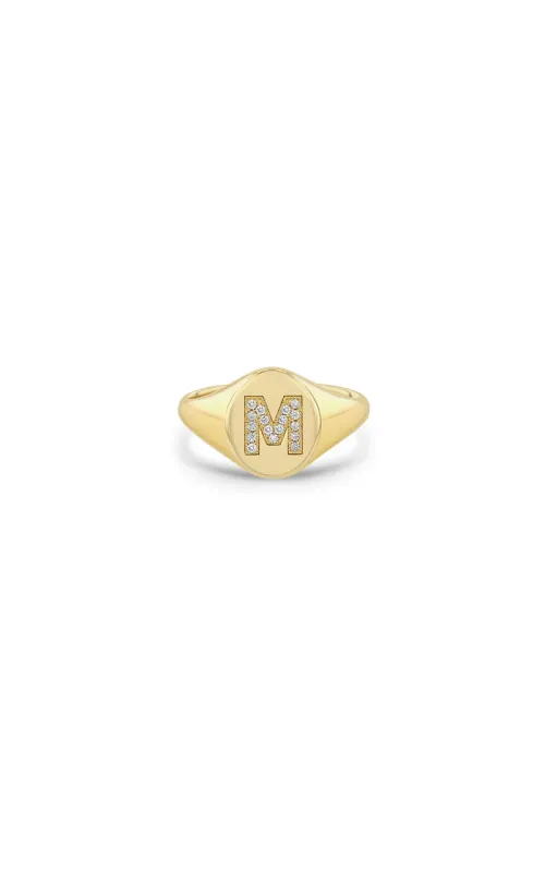 14K Yellow Gold Round Diamond 